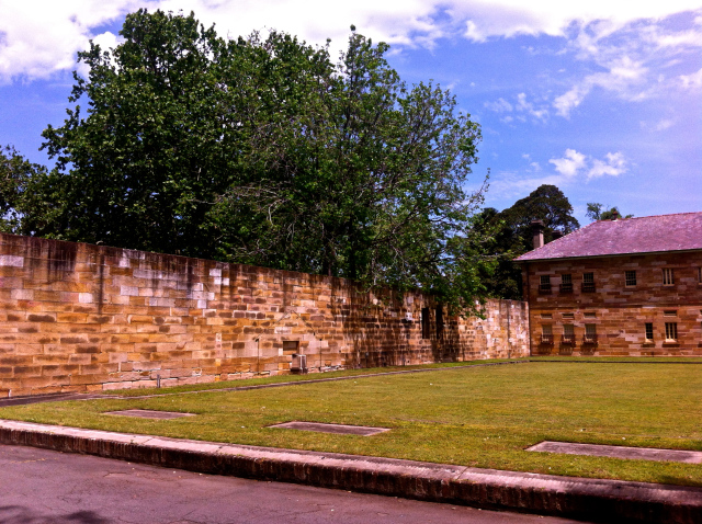 Parramatta Female Factory 1818 wall.